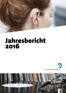 Jahresbericht 2016 pro audito schweiz