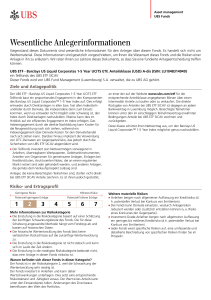 Key Investor Information