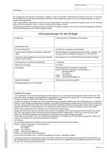 Informationsbogen für den Einleger - Wartburg