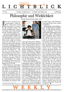 lichtblick weekly - Spohr Publishers