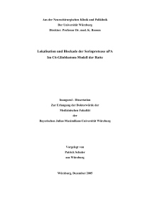 Lokalisation und Blockade der Serinprotease uPA