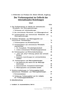 Der Verfassungsstaat im Geflecht der internationalen