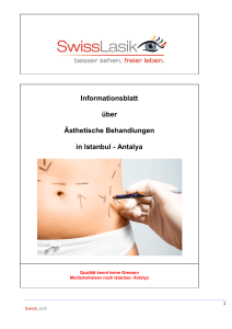 Informationsblatt über Ästhetische Behandlungen