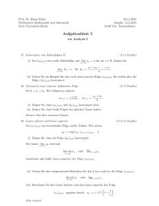 Aufgabenblatt 5 - geometric analysis