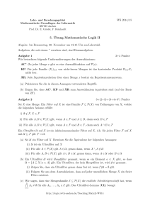 5. Übung Mathematische Logik II
