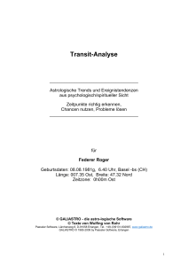 Transit-Analyse