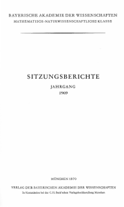 sitzungsberichte - BAdW-Publikationen