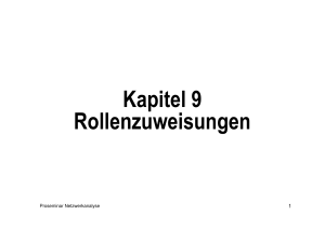 Kapitel 9 Rollenzuweisungen