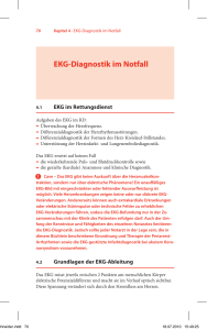 EKG-Diagnostik im Notfall