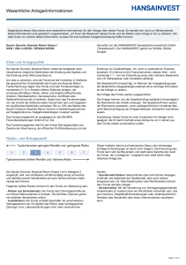 Key Investor Document - Sauren Dynamic Absolute