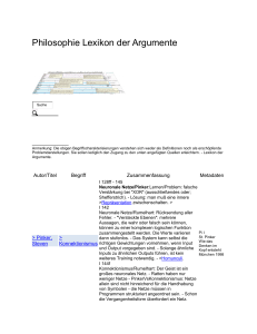 Pinker über Konnektionismus - Philosophie Lexikon der Argumente