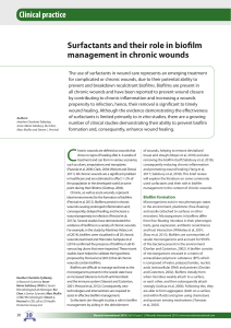 !!! surfactants-and-their-role-biofilm-management-chronic-wounds