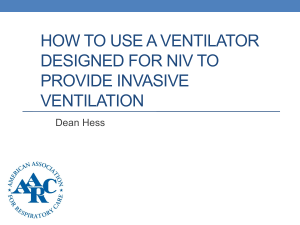 AARC Ventilator Presentation