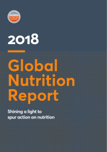 2018 Global Nutrition Report