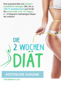 Die 2 Wochen Diät Buch PDF Download Brian Flatt Vollprogramm
