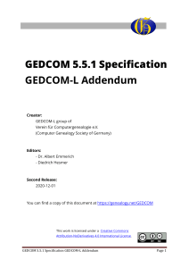 GEDCOM551 GEDCOM-L Addendum-R2 