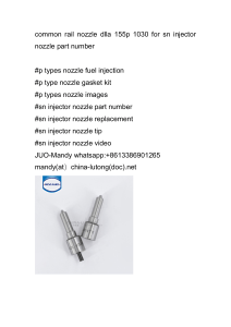 om603 injector nozzle for LB7 BOSCH FUEL INJECTORS