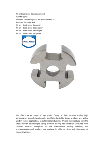 fit for bosch cross disc replacement