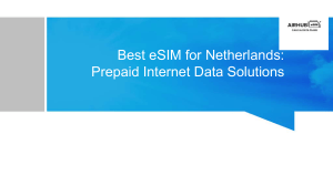 Best eSIM for Netherlands: Prepaid Internet Data Solutions