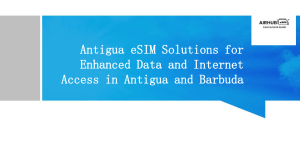 Antigua eSIM Solutions for Enhanced Data and Internet Access in Antigua and Barbuda