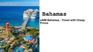 eSIM Bahamas - Travel with Cheap Prices