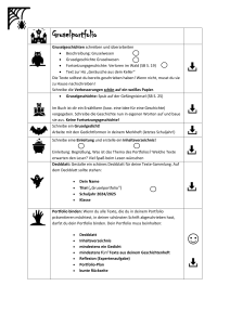 Gruselportfolio Leitfaden
