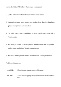 Exercitationes Latinae: Ablativi Absoluti & Participia