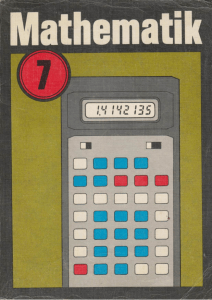 Mathematik Lehrbuch Klasse 7 1985 DDR