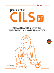 CILS B1 Italienisch-Deutsch-Vokabular nach semantischen Feldern